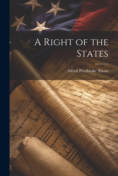 Paperback A Right of the States Book