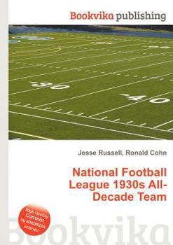 Paperback National Football League 1930s All-Decade Team Book