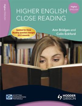 Paperback Higher English Close Reading Book