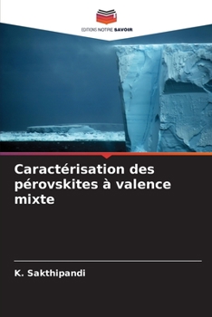 Paperback Caractérisation des pérovskites à valence mixte [French] Book