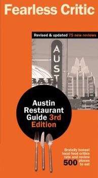 Paperback Fearless Critic: Austin Restaurant Guide Book