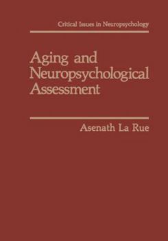Paperback Aging and Neuropsychological Assessment Book
