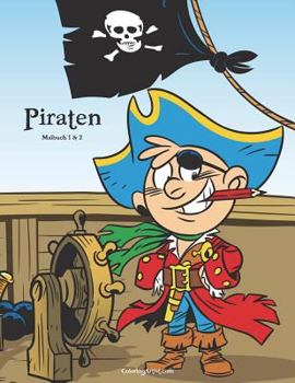 Paperback Piraten Malbuch 1 & 2 [German] Book
