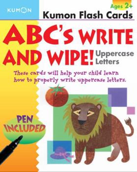 Cards ABC's Write and Wipe!: Uppercase Letters [With Pen] Book