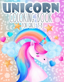 Paperback unicorn Coloring Book for Girl 4-8: A whimsical Style and Fun Coloring Book for Girls and kids Book