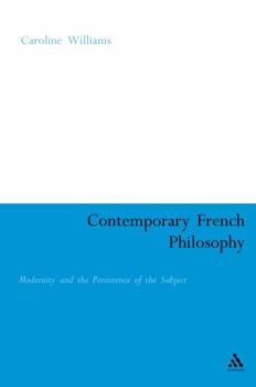Paperback Contemporary French Philosophy Book