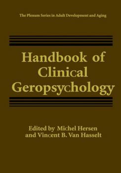Hardcover Handbook of Clinical Geropsychology Book