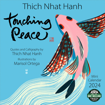 Calendar Thich Nhat Hanh 2024 Mini Wall Calendar: Touching Peace Book