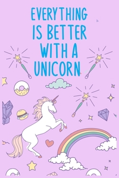 Everything is better with a unicorn: Unicorn comic book for kids 6-8 under $7, Unicorn comic book for kids,This is Unicorn comic book stetchbook and comic book box | Awesome Unicorn Notebook
