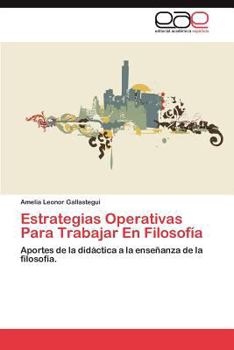 Estrategias Operativas Para Trabajar En Filosofia