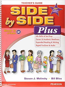 Paperback Side by Side Plus Tg 2 with Multilevel Activity & Achievement Test Bk & CD-ROM Book