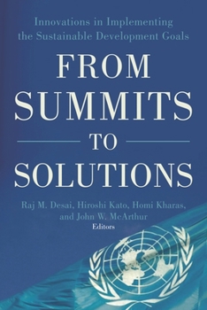 Paperback From Summits to Solutions: Innovations in Implementing the Sustainable Development Goals Book