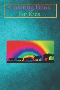 Paperback Coloring Book For Kids: Africa Big Five Animals Tie Dye BIG 5 of Africa -BCNzd Animal Coloring Book: For Kids Aged 3-8 (Fun Activities for Kid Book