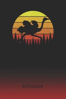 Notebook: Ostrich Blank Wide Ruled Lined Paper Notepad | Writing Pad Journal | Assignments Taking Class Notes Homework Studying Math Science English ... & University Organizer | Student Teacher