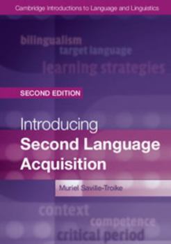 Paperback Introducing Second Language Acquisition Book