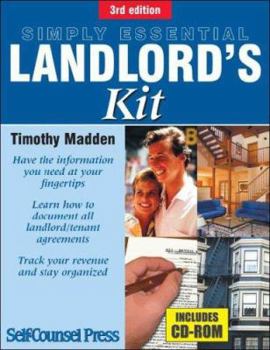 Paperback Simply Essential Landlord's Kit [With CDROM] Book