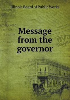 Paperback Message from the governor Book