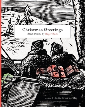 Paperback Christmas Greetings: Block Prints by Roger Buck Book