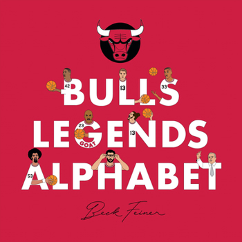 Hardcover Bulls Legends Alphabet Book