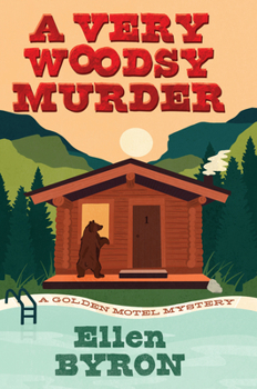 Paperback A Very Woodsy Murder [Large Print] Book