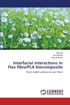 Paperback Interfacial interactions in Flax fibre/PLA biocomposite Book