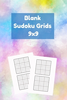 Paperback Blank Sudoku Grids 9x9 Book