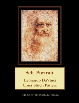 Paperback Self Portrait: Leonardo DaVinci Cross Stitch Pattern [Large Print] Book