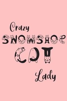 Snowshoe Cat Lady: Snowshoe Cat Gifts for Women - Undated Daily Planner - Featuring Cute Cat Letters on Pink Background