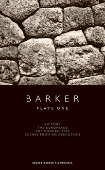 Paperback Barker: Plays One Book