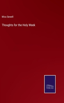 Hardcover Thoughts for the Holy Week Book