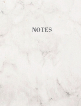 Paperback Notes: Beautiful Marble Notebook Lined Large Size (8.5 x 11) Book