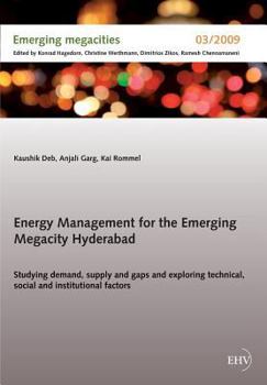 Paperback Energy Management for the Emerging Megacity Hyderabad [German] Book