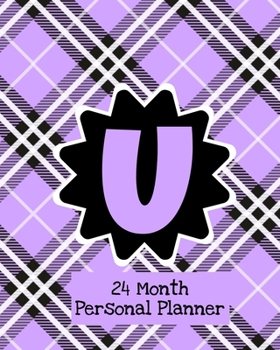 24 Month Personal Planner: Monogrammed Schedule and Organizer
