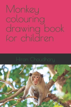 Paperback Monkey colouring drawing book for children Book