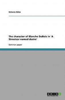 The character of Blanche DuBois in 'A Streetcar named desire'