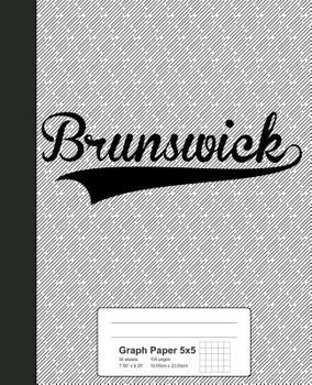 Paperback Graph Paper 5x5: BRUNSWICK Notebook Book