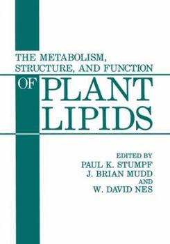 Paperback The Metabolism, Structure, and Function of Plant Lipids Book