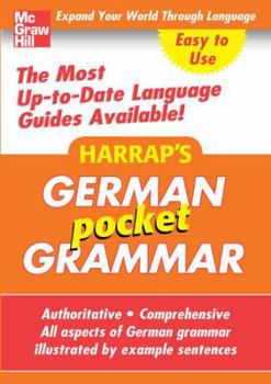Paperback Harrap's German Pocket Grammar Book