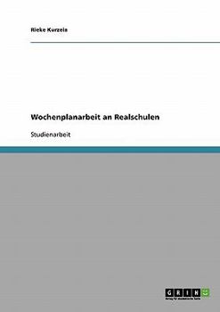 Paperback Wochenplanarbeit an Realschulen [German] Book