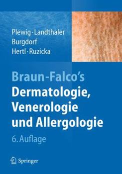 Hardcover Braun-Falco's Dermatologie, Venerologie Und Allergologie [German] Book