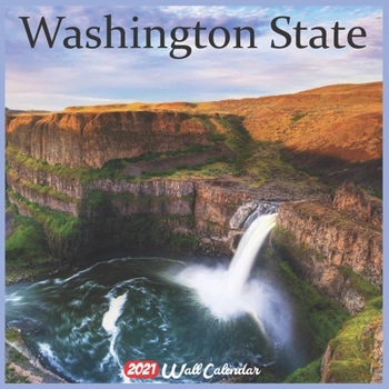 Paperback Washington State 2021 Wall Calendar: Official Washington Wild State Calendar 2021, 18 Months Book