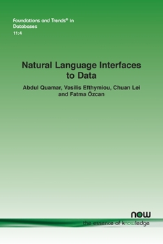 Paperback Natural Language Interfaces to Data Book
