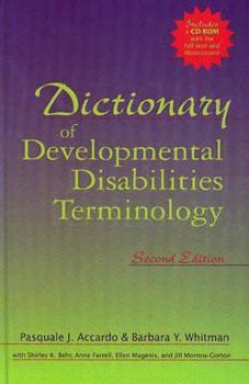 Hardcover Dictionary of Developmental Disabilities Book