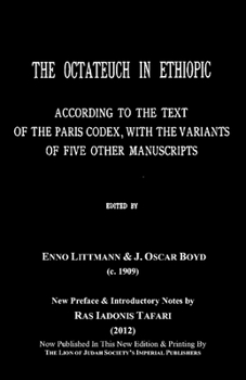 Paperback THE OCTATEUCH IN ETHIOPIC Study Book Vol.1; Part 1 & 2 Genesis to Leviticus [Ethiopic] Book