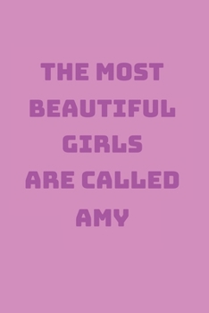 Amy Girl Woman Notebook: Graph Paper Journal 6x9 - 120 Pages