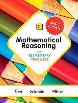 Hardcover Mathematical Reasoning for Elementary Teachers, Media Update Book