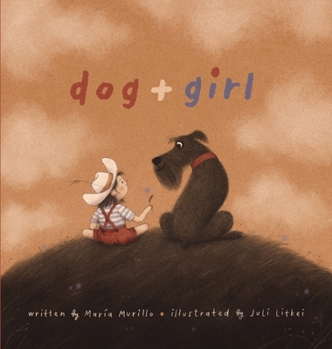 Hardcover dog+girl Book