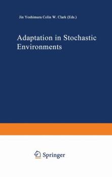 Paperback Adaptation in Stochastic Environments Book