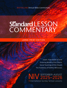 Paperback Niv(r) Standard Lesson Commentary(r) Large Print Edition 2025-2026 Book