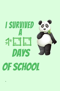 i survived a 100 days of school : panda lover for kids,notebook panda, best gift panda: happy 100 day of school,best gift for kids,happy a 100 days of school notebook for girl 6*9, 121 pages